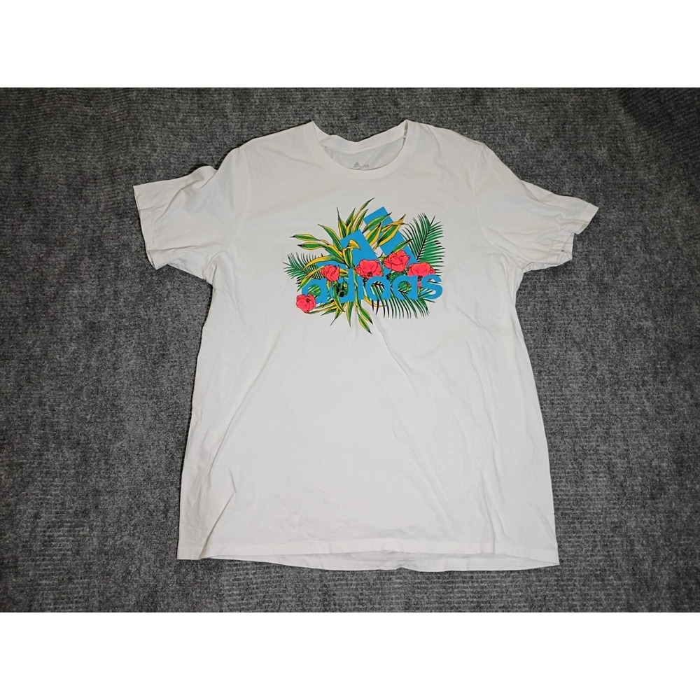 Adidas Amplifier Tee Men's T-shirt With Floral Print Size XL